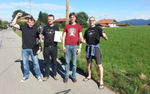 v.l. Benjamin Aldag, Ulrich Sperber, Sebastian Finsterwalder, Alexander Fischer-Brandies