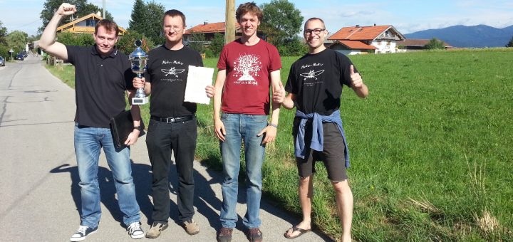 v.l. Benjamin Aldag, Ulrich Sperber, Sebastian Finsterwalder, Alexander Fischer-Brandies