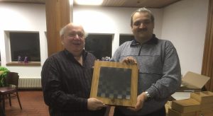 Die Gewinner des Hermann Thaler Erinnerungsturniers 2017: Peter Heinrichsen (links) und Thomas Sörgel